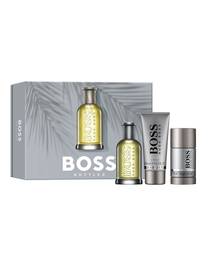 Shop now at Beauty Vendor Australia Online -Boss Bottled Set : EDT 100ml + Shower gel 100ml + Deodorant Stick  150ml - Premium Range from BOSS - Just $167!