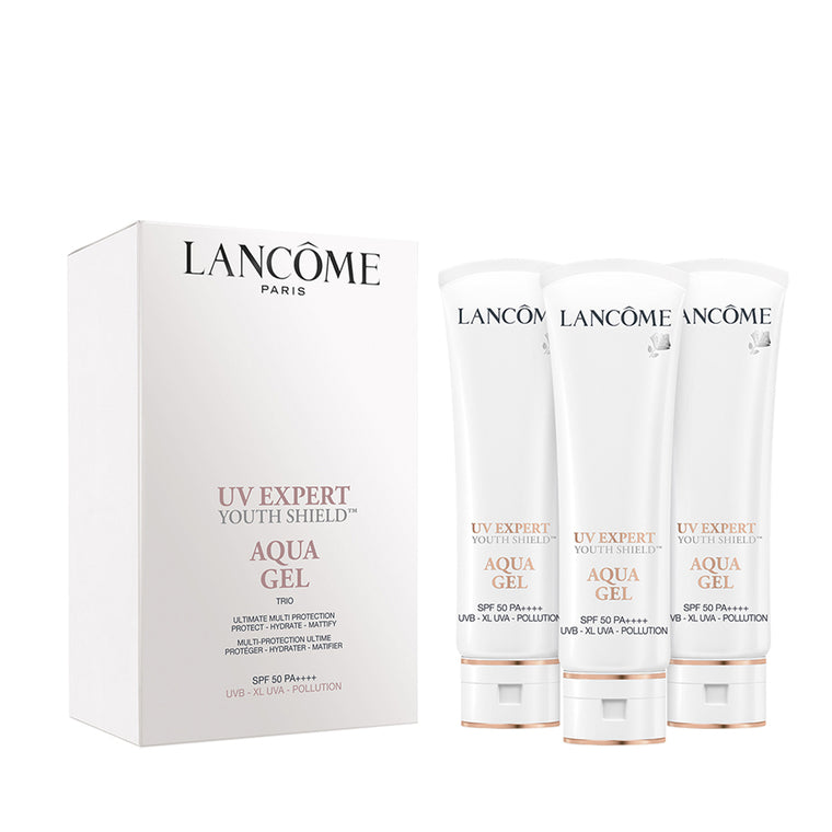 Shop now at Beauty Vendor Australia Online -LANCOME UV EXPERT AQUAL GEL SPF 50+ 3x50ML TRIO - Premium Range from Lancome - Just $349.99!