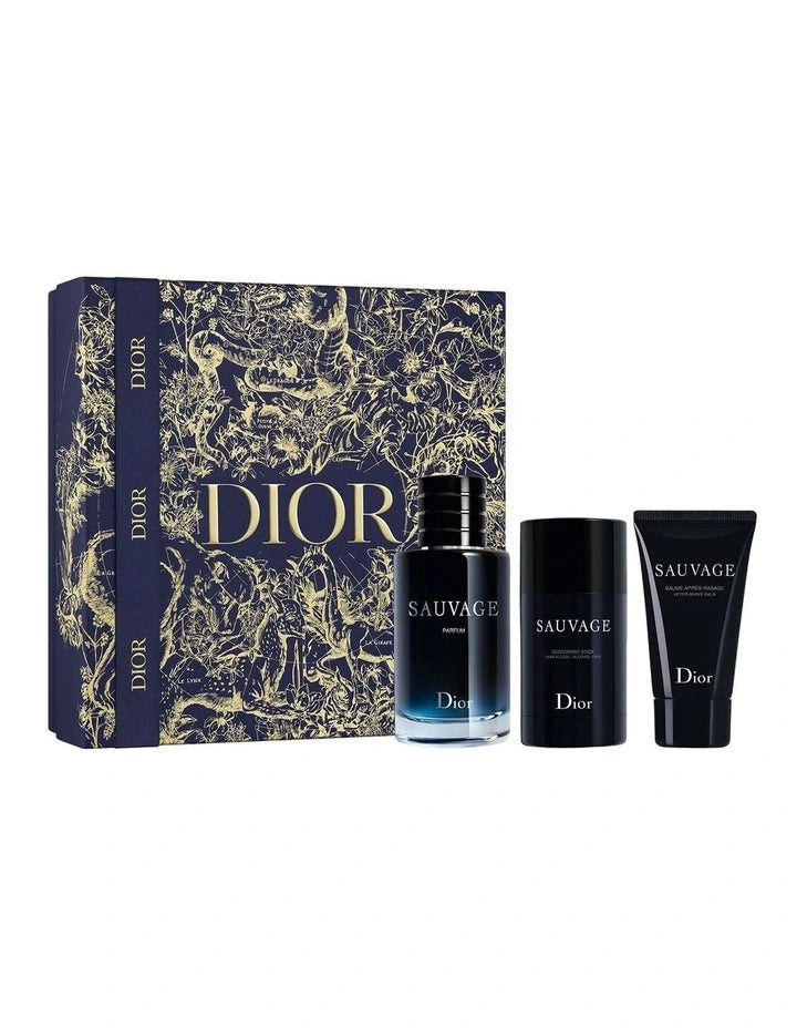 DIOR Sauvage Parfum 100ml Limited Edition Gift Set (100ml/50ml/75g)
