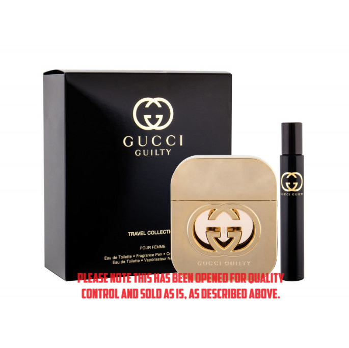 Shop now at Beauty Vendor Australia Online -OPENED -  GUCCI GUILTY POUR FEMME EDT 75ML + EDT 7.4ML GIFT SET - Premium Range from Gucci - Just $125.99!