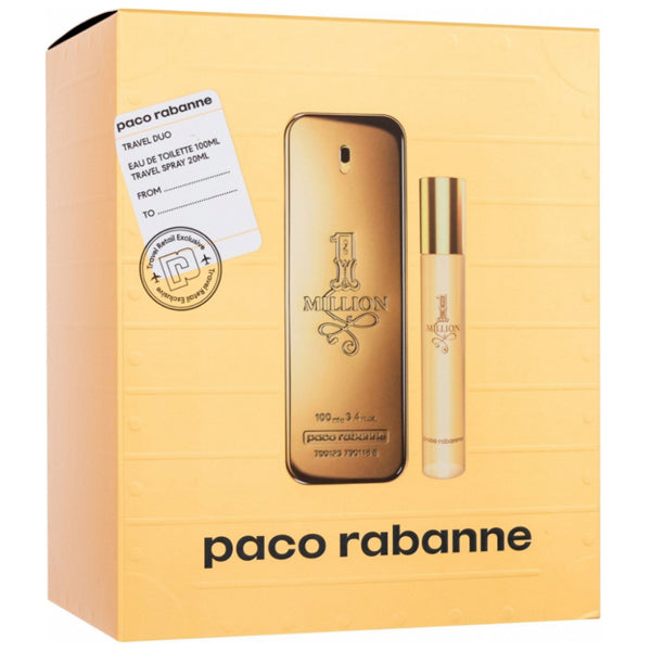 Shop now at Beauty Vendor Australia Online -Paco Rabanne 1 Million Set 100ml EDT + 20ml EDT - Premium Range from Paco Rabanne - Just $199.99!