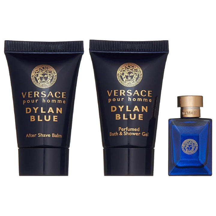 Versace Dylan Blue Giftset (5ml EDT / 24ml Shower Gel / 25ml Aftershave)