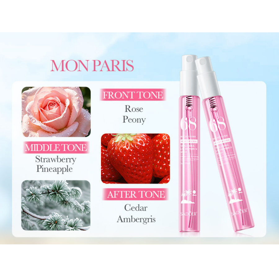 Sadoer No Alcohol Eau De Parfum Spray 5 Piece Giftset 5x10ml