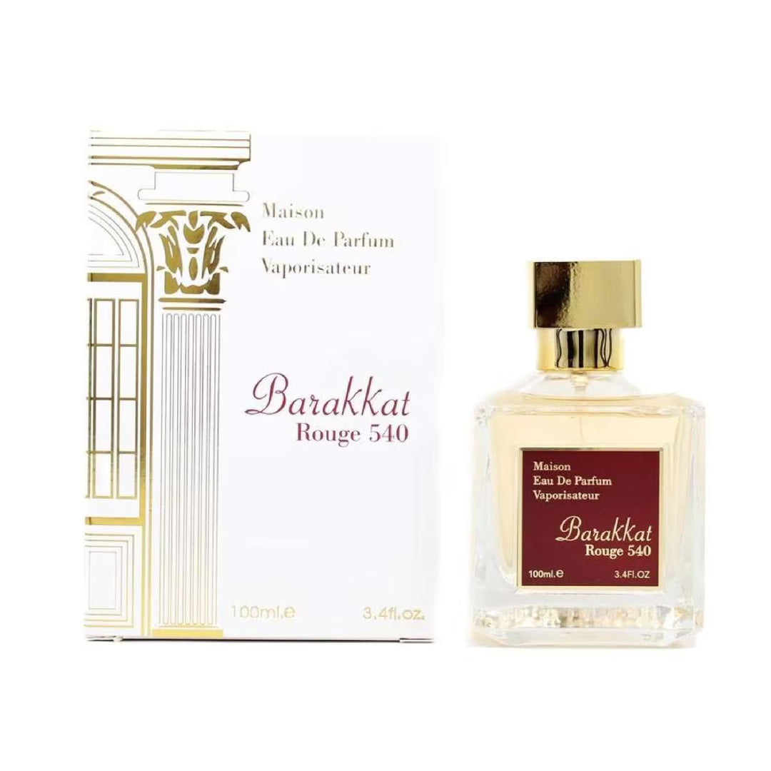Maison Barakkat Rouge 540 Eau De Parfum 100ml (INSPIRED BY MFK Bacarrat 540 EDP)
