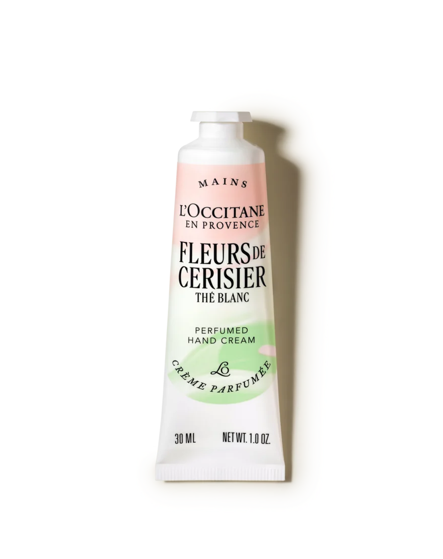 L'occitane En Provence Fleurs de Cerisier Thé Blanc (Cherry Blossom) Perfumed Hand Cream 30ml