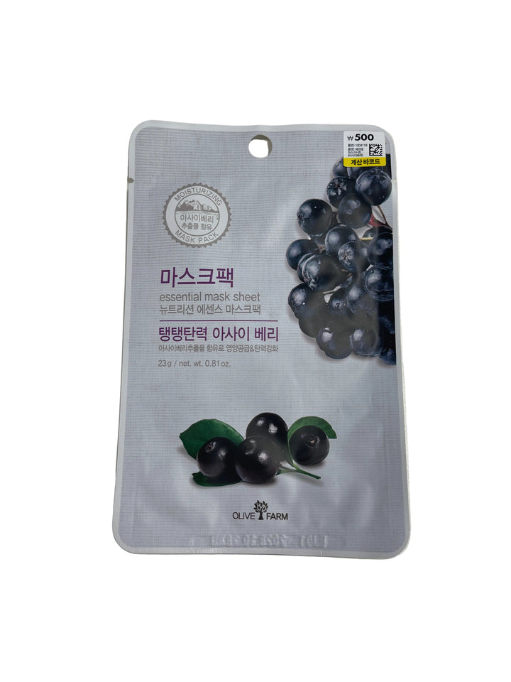 Olive Farm Acai Berry Essential Mask Sheet 23g
