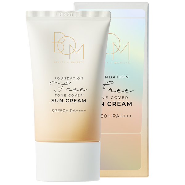 Beauty of Majesty FOUNDATION FREE TONE COVER SUN CREAM SPF50+PA++++ 50g