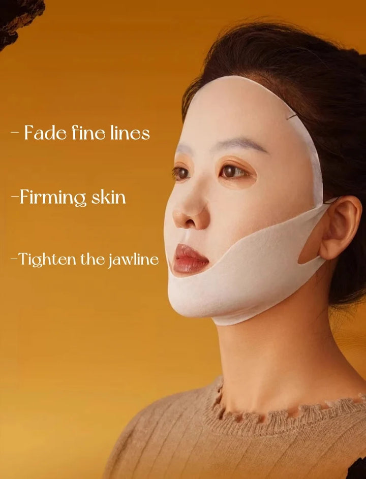 AFU 11 Seeds Firming & Wrinkless Mandibular Lift Mask (Gold)