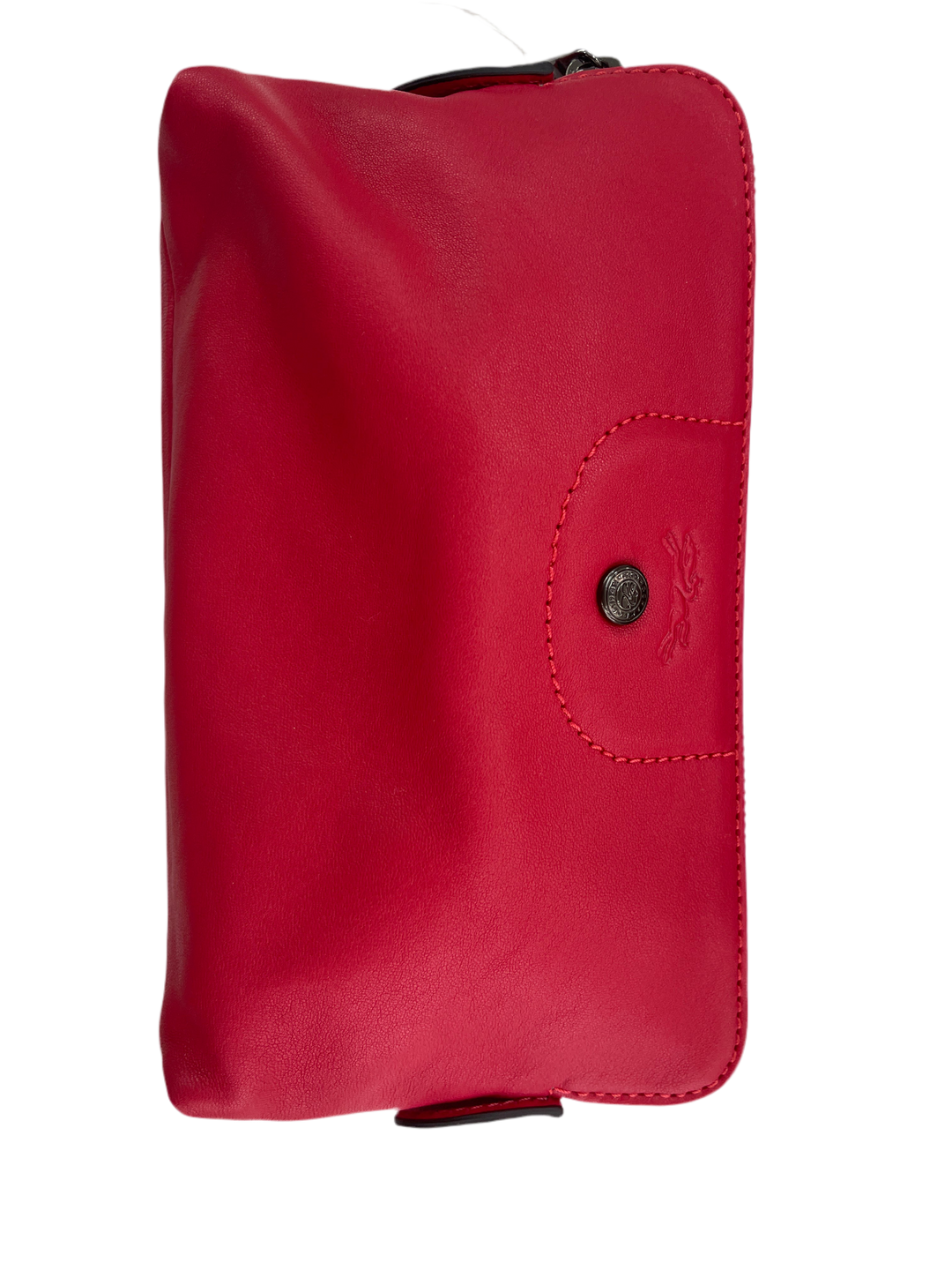 LONGCHAMP LC LE PLIAGE CUIR POUCH RED L4549757545     EAN 2071620866190