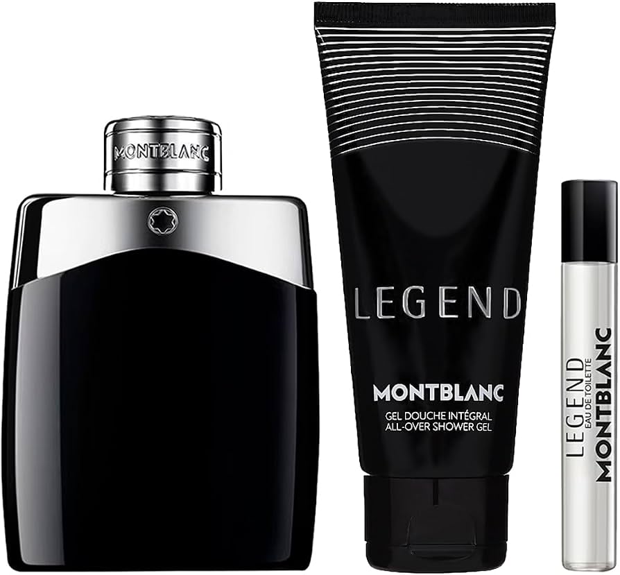 Montblanc Legend Eau De Toilette 100ml 3 Piece Gift Set (100ml EDT / 7.5ml EDT / Shower Gel 100ml)