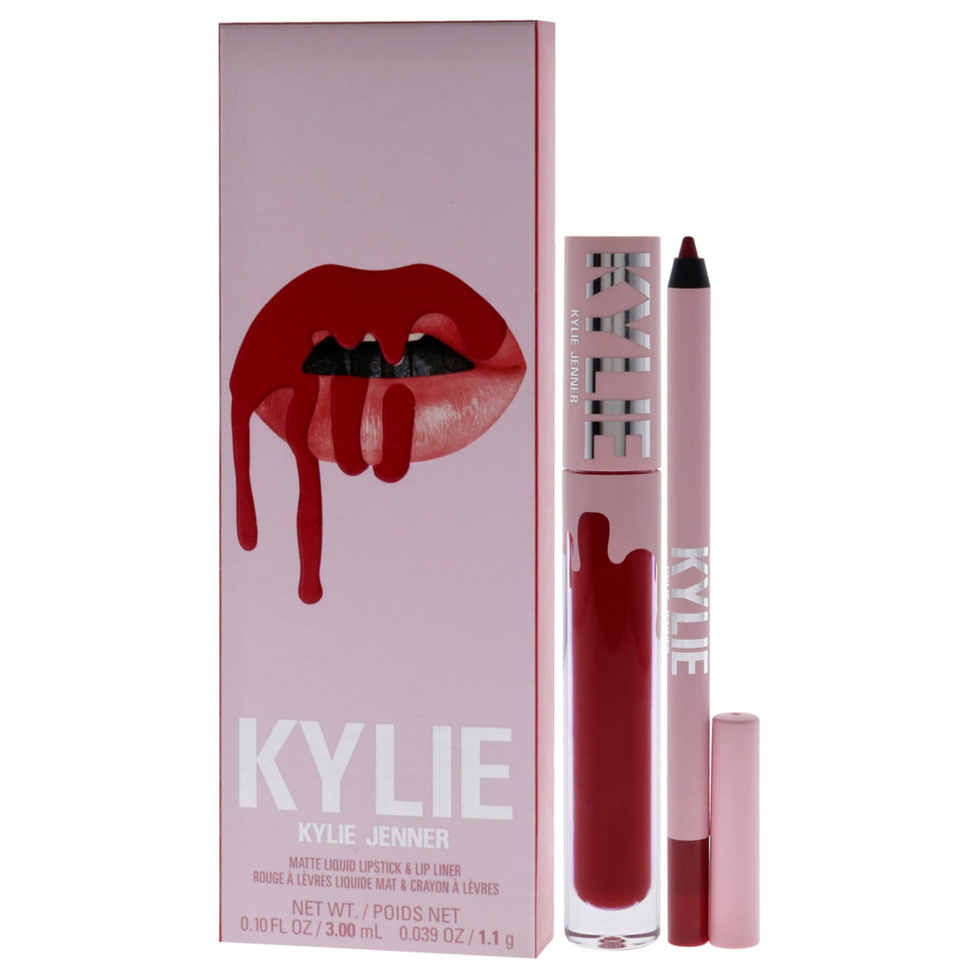 KYLIE JENNER MATTE LIQUID LIPSTICK 402 & LIP LINER SET (3ml+1.1g)