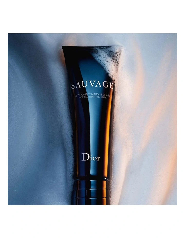 Dior Sauvage Face Cleanser & Mask 120ml Tester No Box