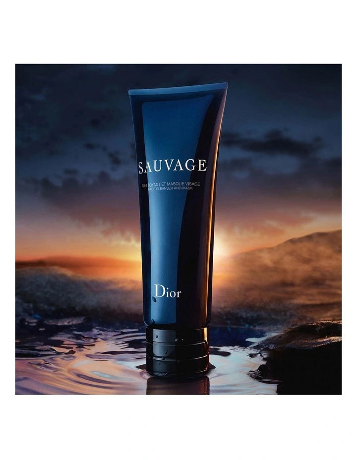 Dior Sauvage Face Cleanser & Mask 120ml Tester No Box