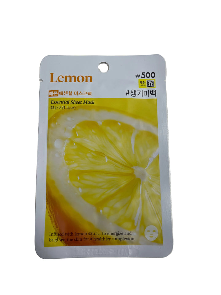 Olive Farm Lemon Essential #vital Whitening Sheet Mask 23g