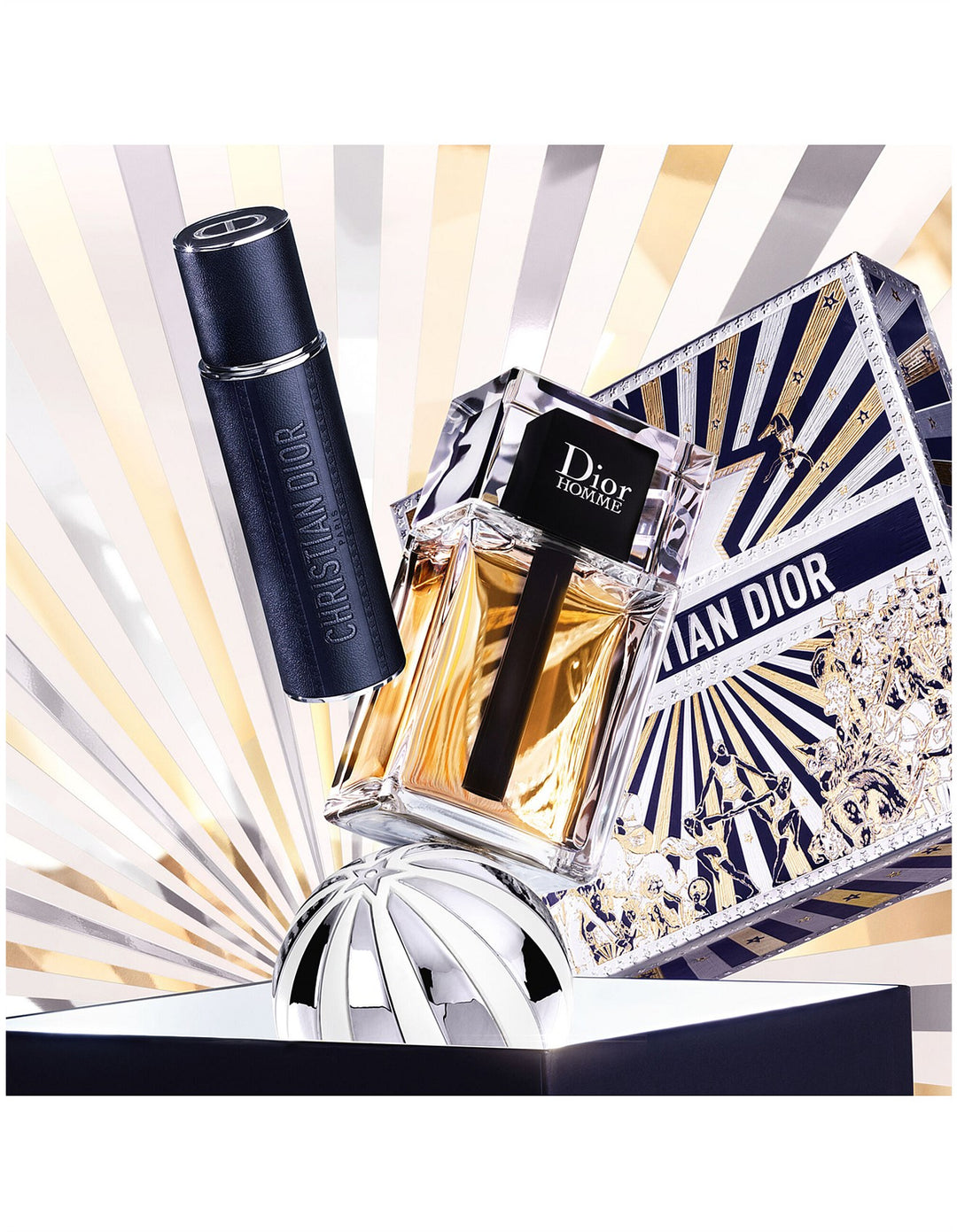 Dior Homme Eau De Toilette 100ml & 10ml Travel Spray Gift Set - Limited Edition