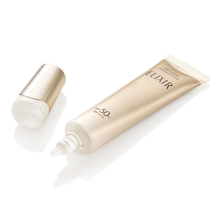 Shiseido Elixir Day Care Revolution Sunscreen SPF 50+ PA++++ Gold
