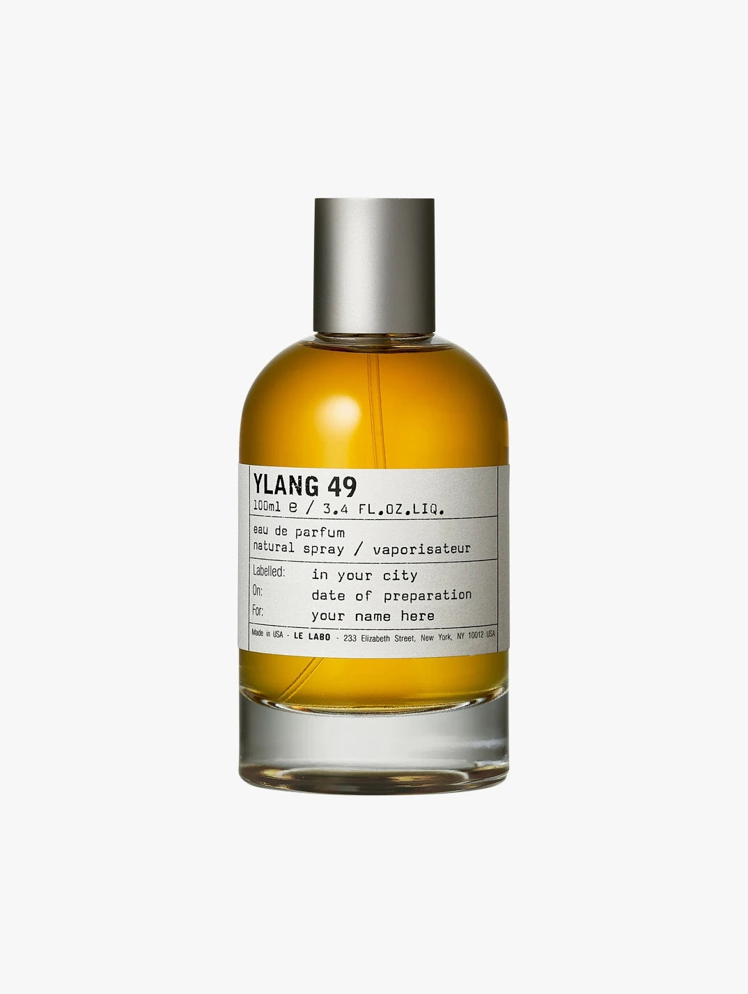 LE LABO YLANG 49 EAU DE PARFUM 100ml TESTER NO BOX
