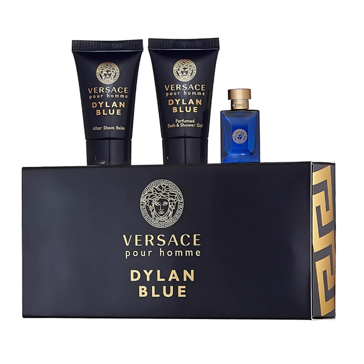 Versace Dylan Blue Giftset (5ml EDT / 24ml Shower Gel / 25ml Aftershave)
