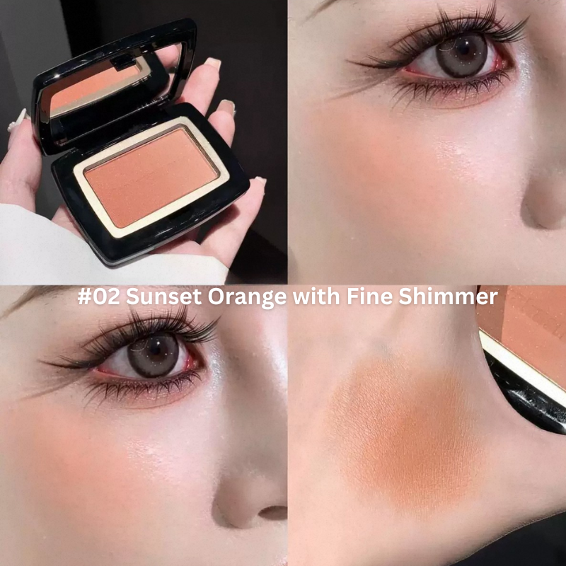 KAKASHOW Colorful Gradient Blush #02 Sunset Orange with Fine Shimmer