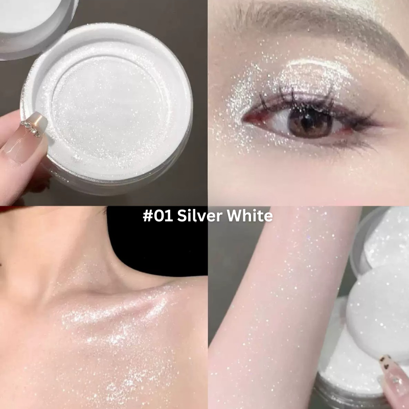 KAKASHOW Glitter Highlighter #01 Silver White