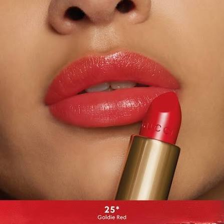 Gucci Matte Set 包含：Goldie Red 25 3.5 克 + They Met in Argentina 208 3.5 克 + Janie Scarlet 509 3.5 克 N° 25，2 1PC