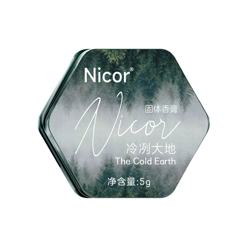 Nicor Luxurious Solid Balm Perfume The Cold Earth 5g