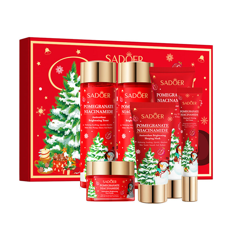 Sadoer XMAS Collection Red Pomegranate Niacinamide 6 Piece Giftset