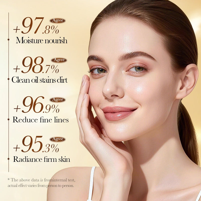 Sadoer 24K Golden Collagen Hyaluronic Acid 6 Piece Set (100g Facial Cleanser /150ml Collagen Toner / 120ml Collagen Lotion /40ml Collagen Serum/15g Collagen Eye Cream/60g Collagen Cream)
