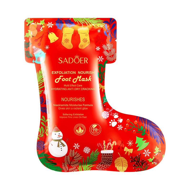 Sadoer XMAS Collection Exfoliation Nourish Foot Mask Hydrating Anti Dry Cracking 35g