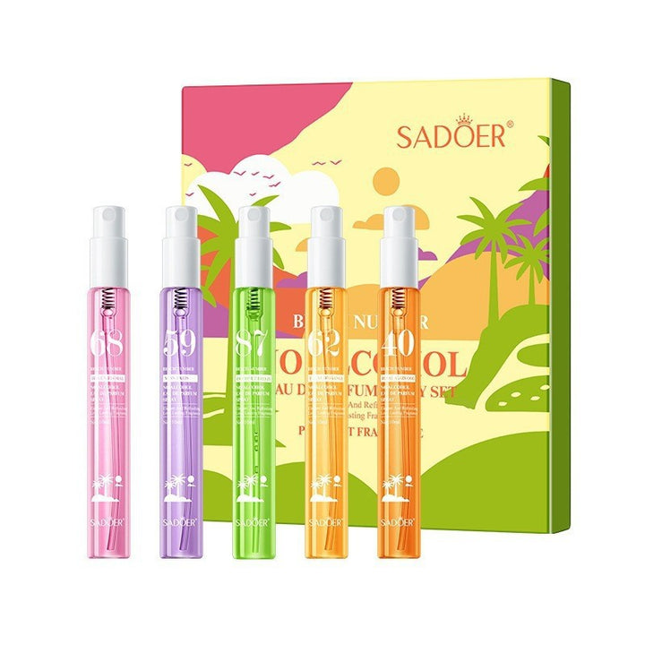 Sadoer No Alcohol Eau De Parfum Spray 5 Piece Giftset 5x10ml