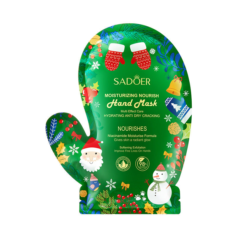 Sadoer XMAS Collection Moisturizing Nourish Hand Mask Anti Dry Cracking 25g