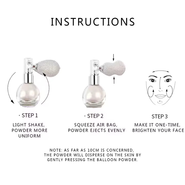 DIKALU Airbag Spray Shimmer Powder Brightening Highlighter 01 Moonlit & Starlit