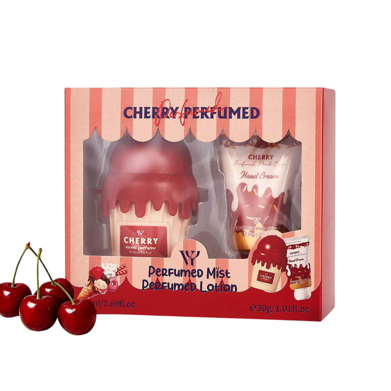 VY Cherry Perfumed Mist 50ml & Lotion 30g Giftset
