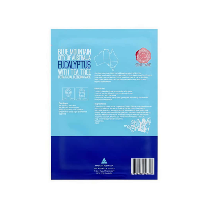 SINICARE Blue Mountain Eucalyptus With Tea Tree Facial Mask 20g