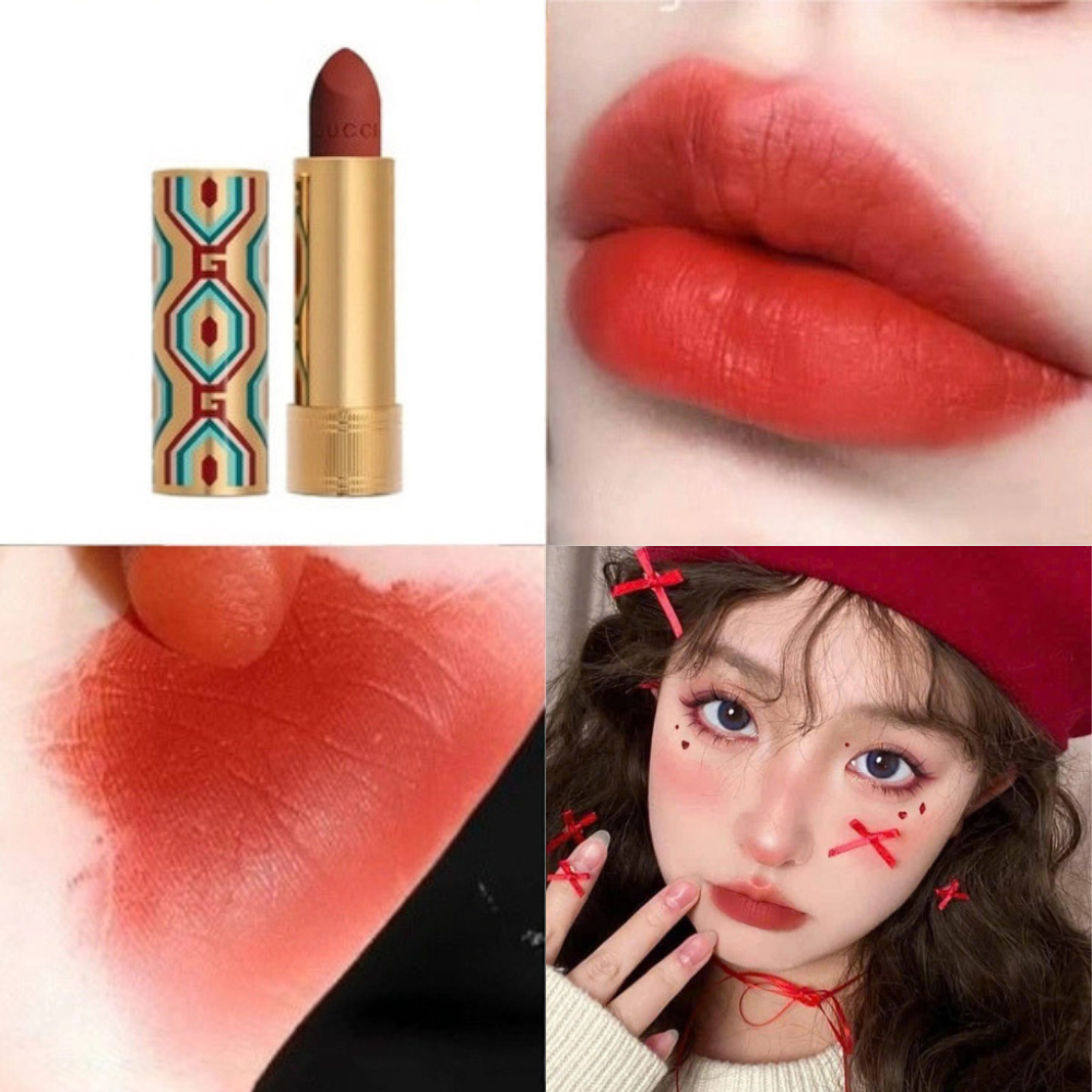 Gucci 哑光唇膏（色号：N° 505 Janet Rust）3.5G