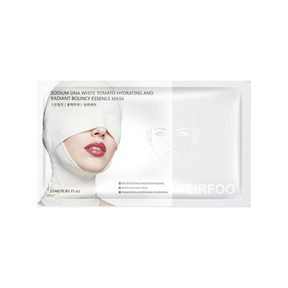 VEIRFOO SODIUM DNA WHITE TOMATO HYDRATING AND RADIANT BOUNCY ESSENCE MASK 25ml