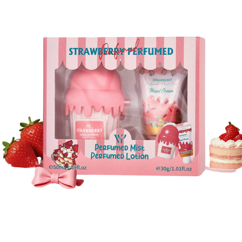 VY Strawberry Perfumed Mist 50ml & Lotion 30g Giftset