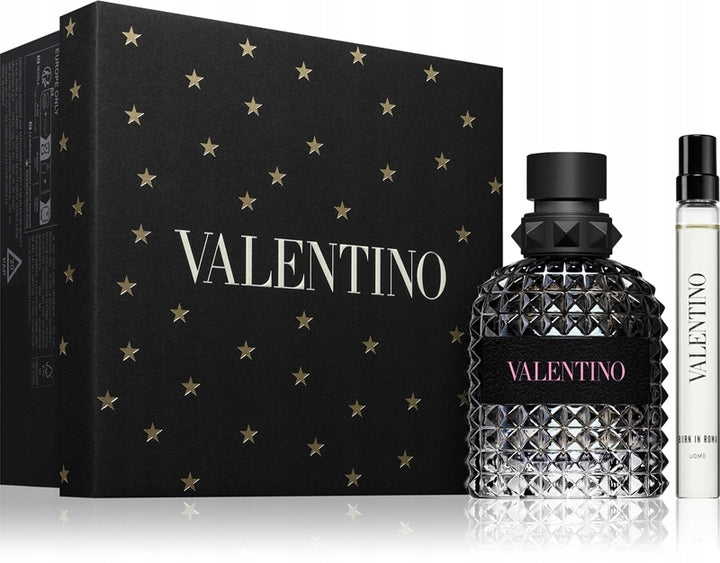 Valentino Garavani Men's Uomo Born In Roma Eau De Toilette 50ml & 10ml Gift Set Fragrances