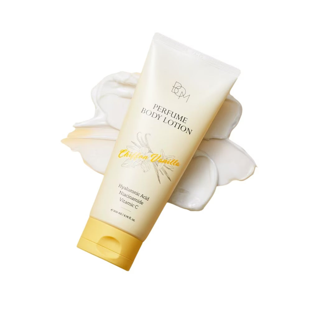 Pre Order B.O.M Beauty of Majesty Chiffon Vanilla Perfume Body Lotion 200ml