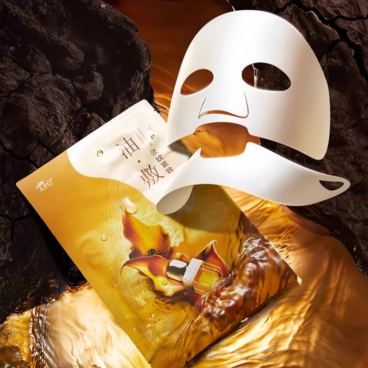 AFU 11 Seeds Firming & Wrinkless Mandibular Lift Mask (Gold)