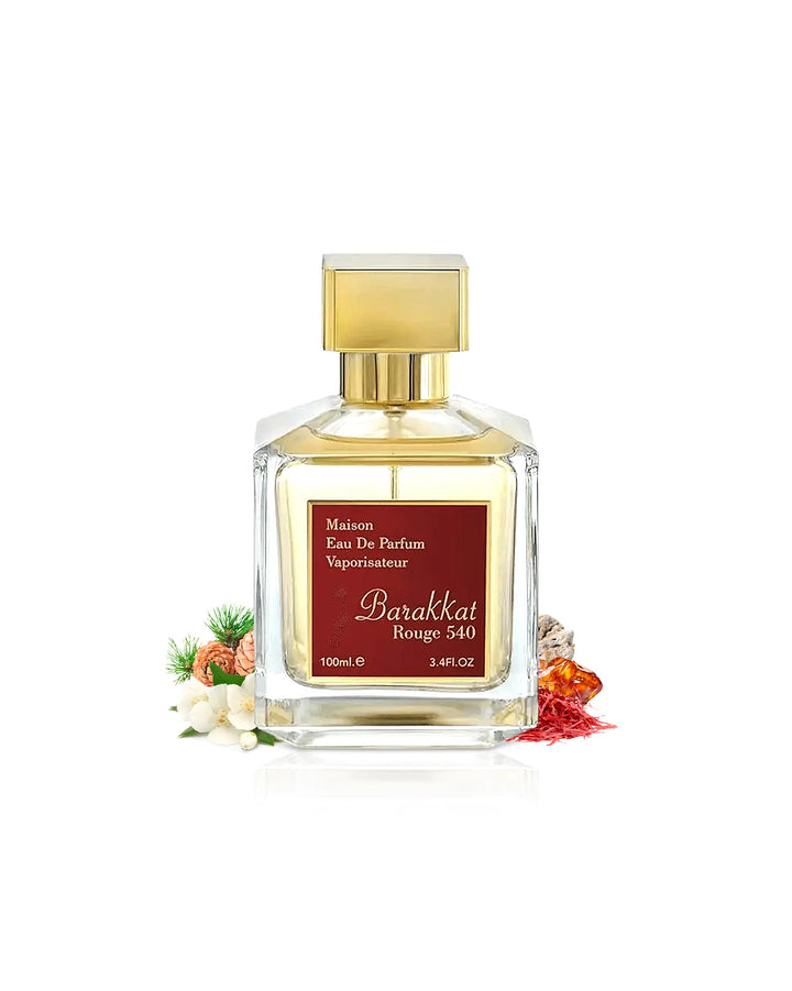 Maison Barakkat Rouge 540 Eau De Parfum 100ml (INSPIRED BY MFK Bacarrat 540 EDP)
