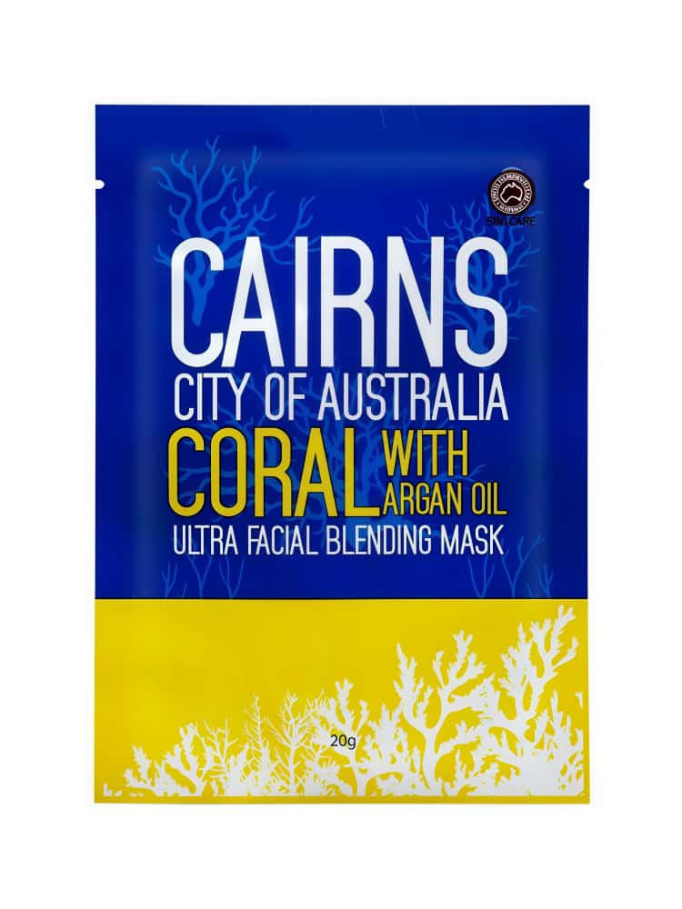 SINICARE Carins Coral With Argan Oil Facial Mask 20g