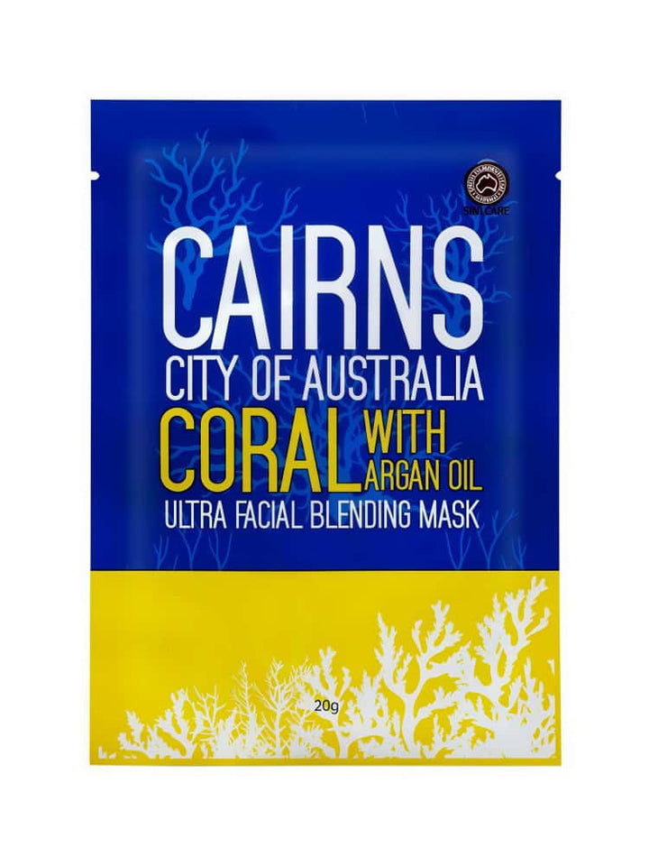 SINICARE Carins Coral With Argan Oil Facial Mask 20g