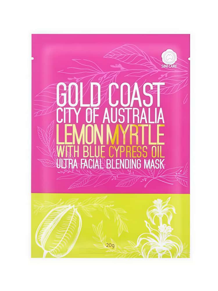 SINICARE Gold Coast Lemon Myrtle With blue Cypress Oil Facial mask 20g