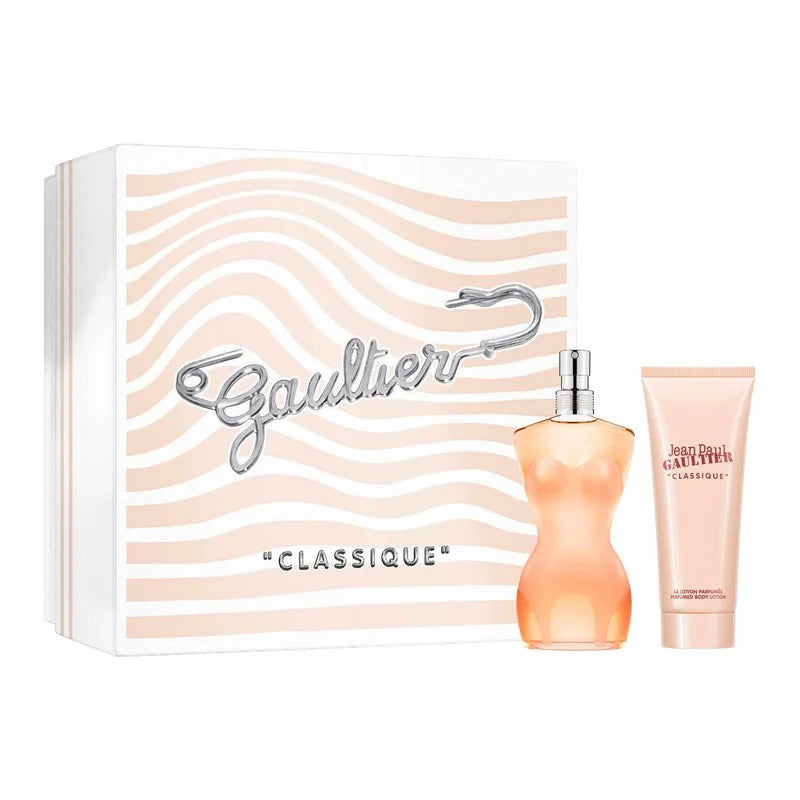 Jean Paul Gaultier Classique 2 Piece Giftset ( 50ml EDT/75ml Lotion)