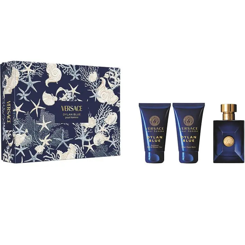 Versace Dylan Blue 3 Piece Giftset (50ml EDT/50ml Aftershave/50ml Shower Gel)