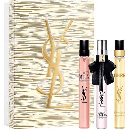 YSL Yves Saint Laurent  Womens 3 Piece Gift set (BLACK OPIUM 10ml+MON PARIS 10ml+LIBRE 10ml)